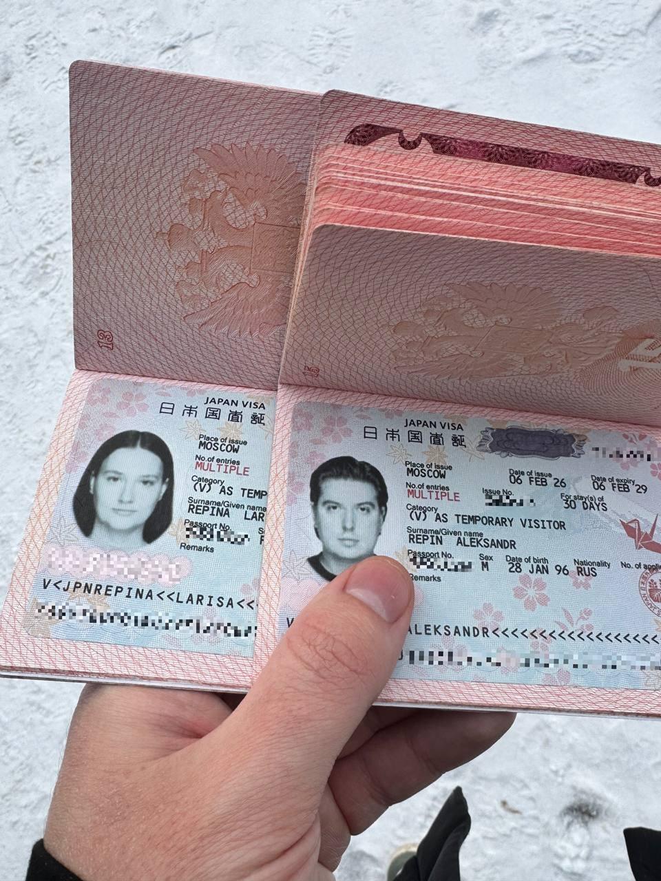 Получили мультивизу в Японию. Действует 3 года: за одну поездку можно находиться не более 30 дней, а суммарно за один год — не более 180